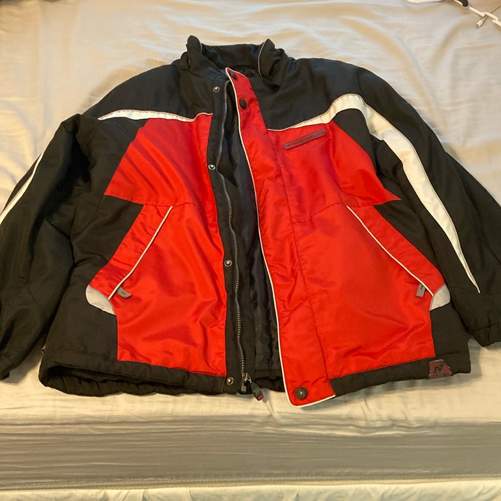 Zero X Posur Ski jacket. Black, red and white. Size XL